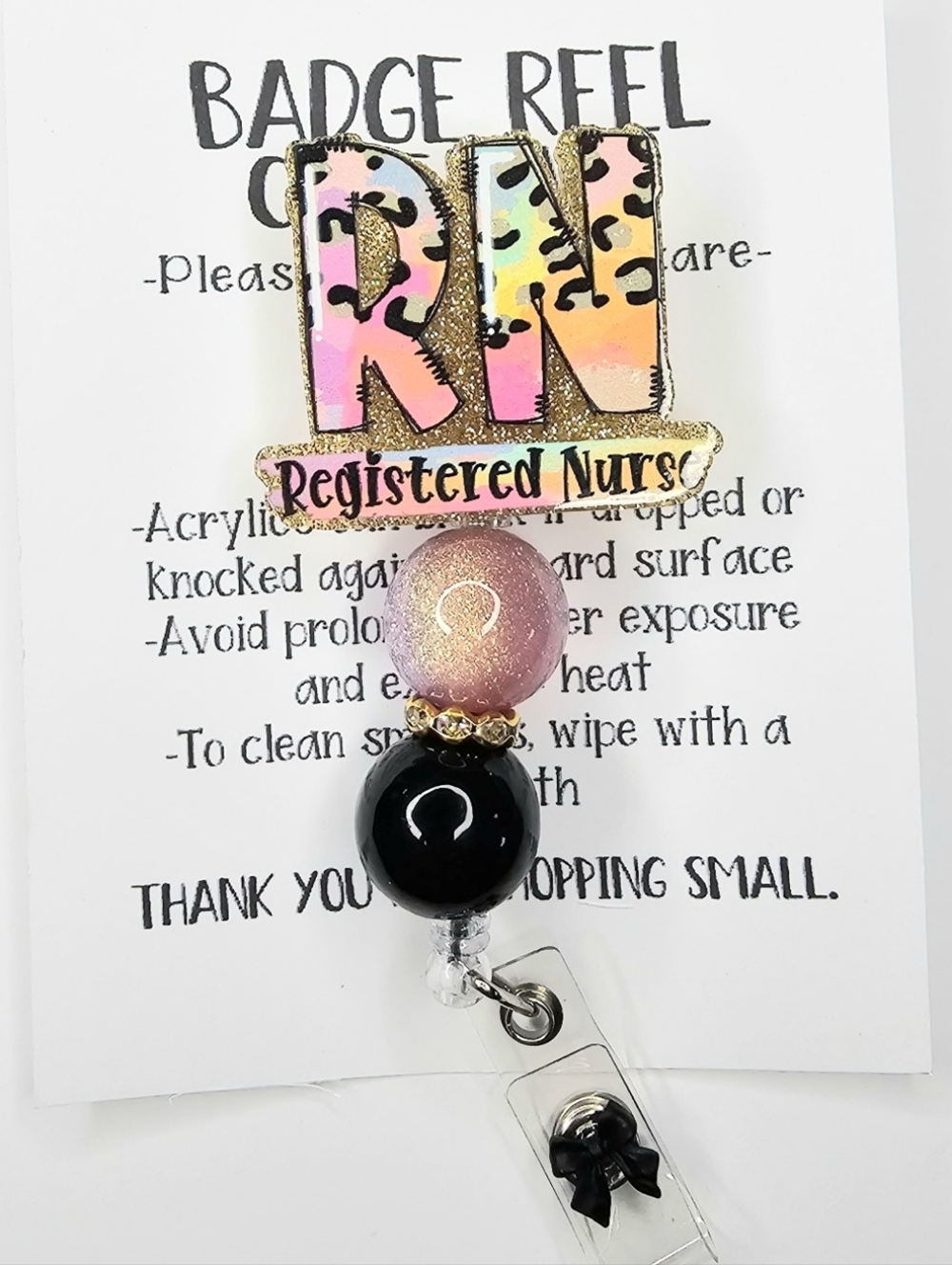 Hand Crafted Multicolor RN Key Holder